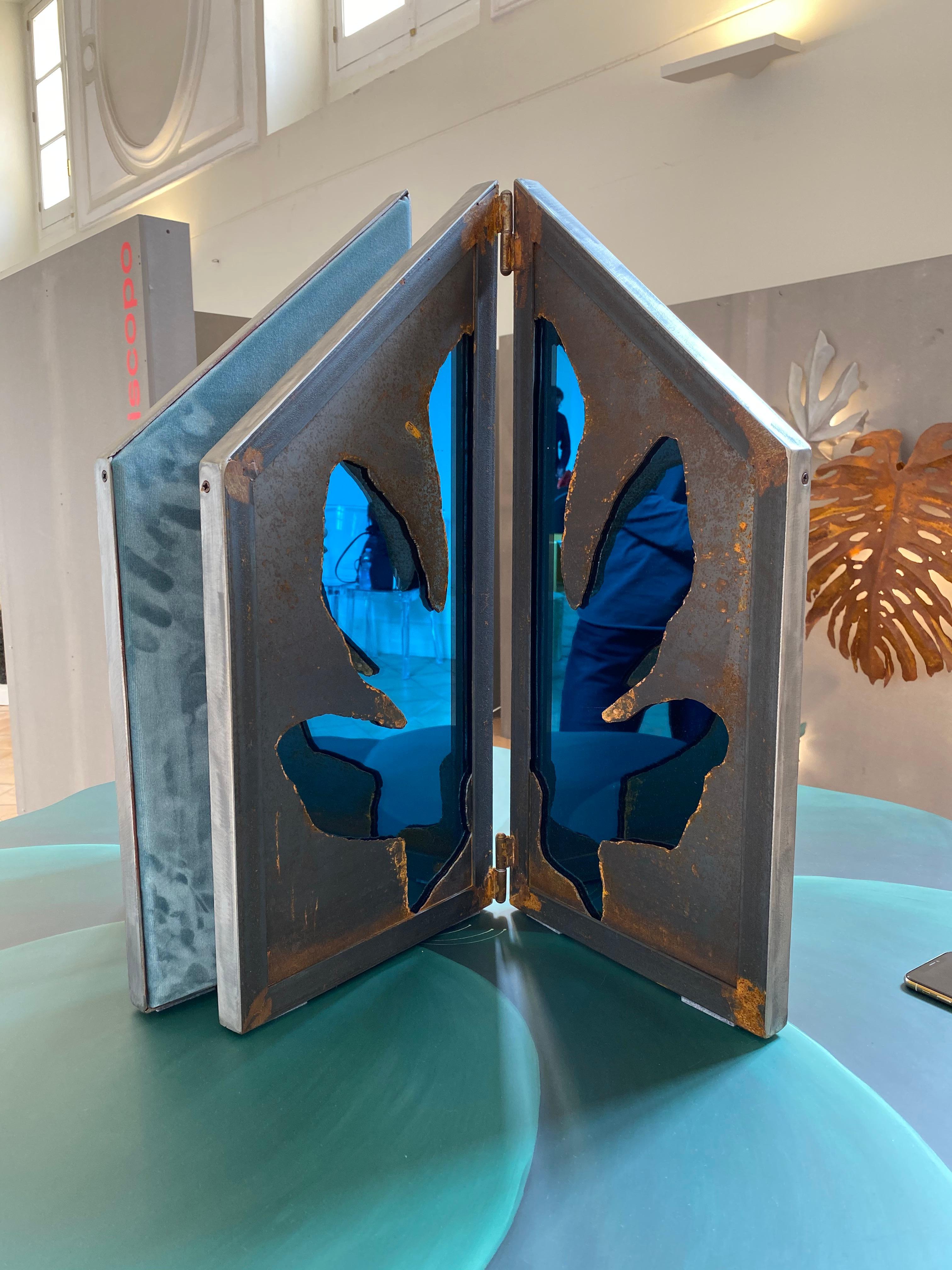 Contemporary Ficus Carica Vanity Mirror  For Sale
