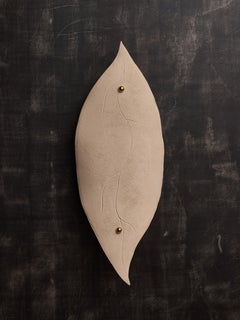 Applique Ficus in terracotta di Françoise Bergaglia