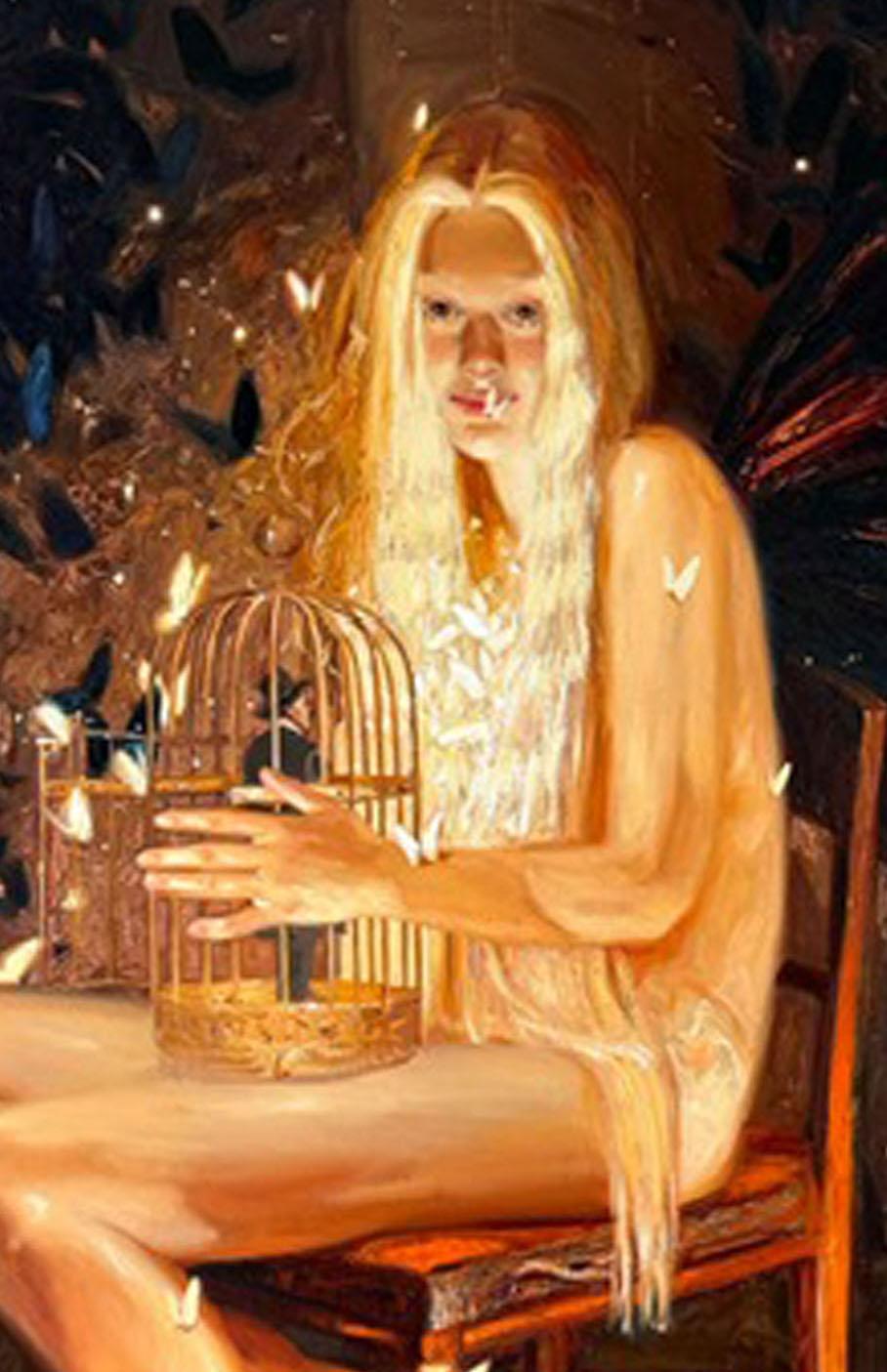 Efecto mariposa - Painting de Fidan Kim