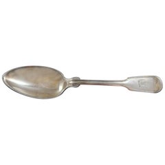 Fiddle by Tiffany & Co. Sterling Silver Teaspoon with Crest Flatware