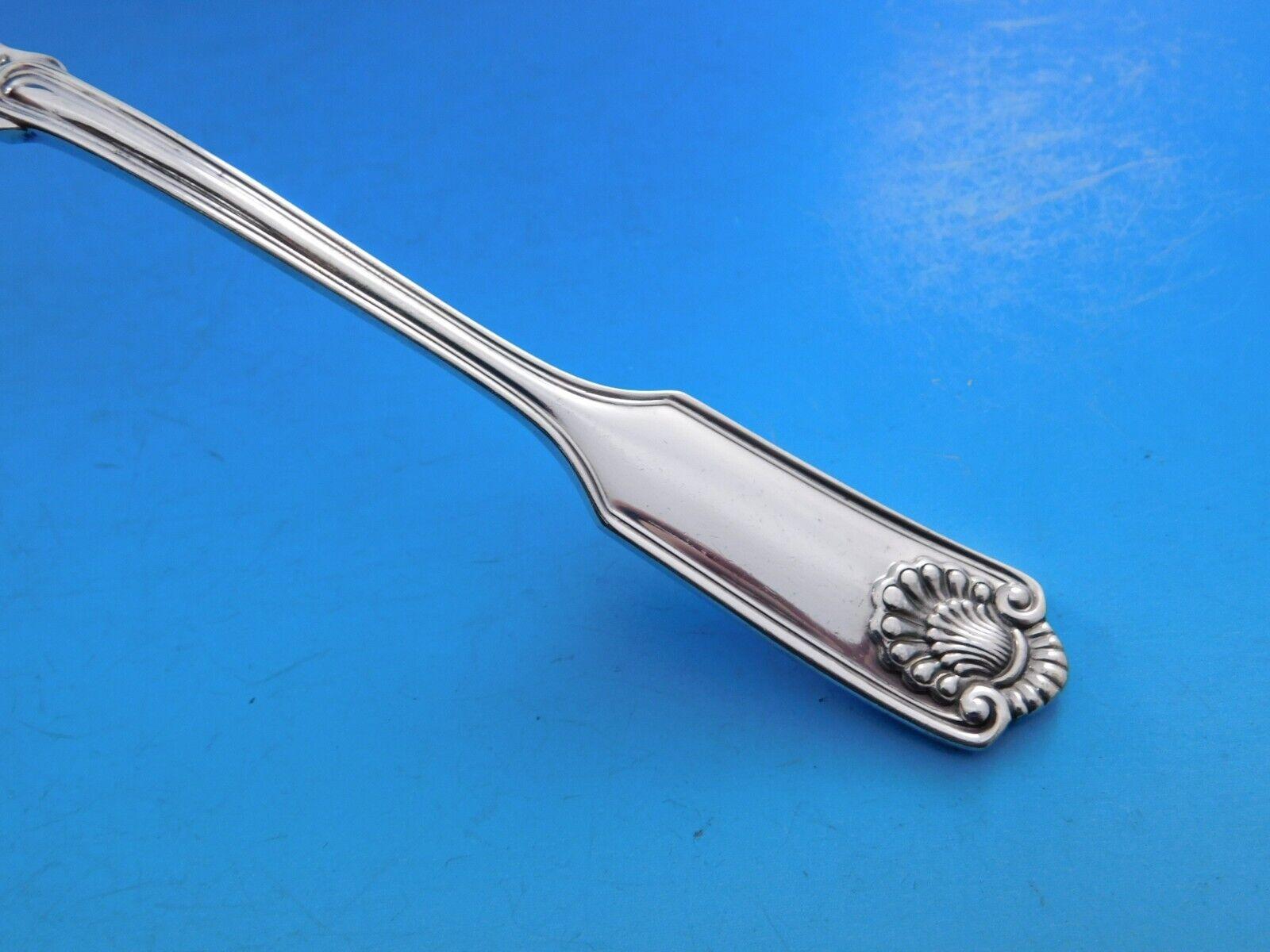 Fiddle Shell by Frank Smith Sterling Silver Flatware Set Service 64 pcs Dinner In Excellent Condition For Sale In Big Bend, WI