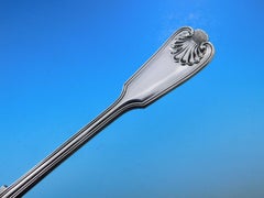 Servizio di posate in argento sterling Fiddle Thread & Shell by James Robinson