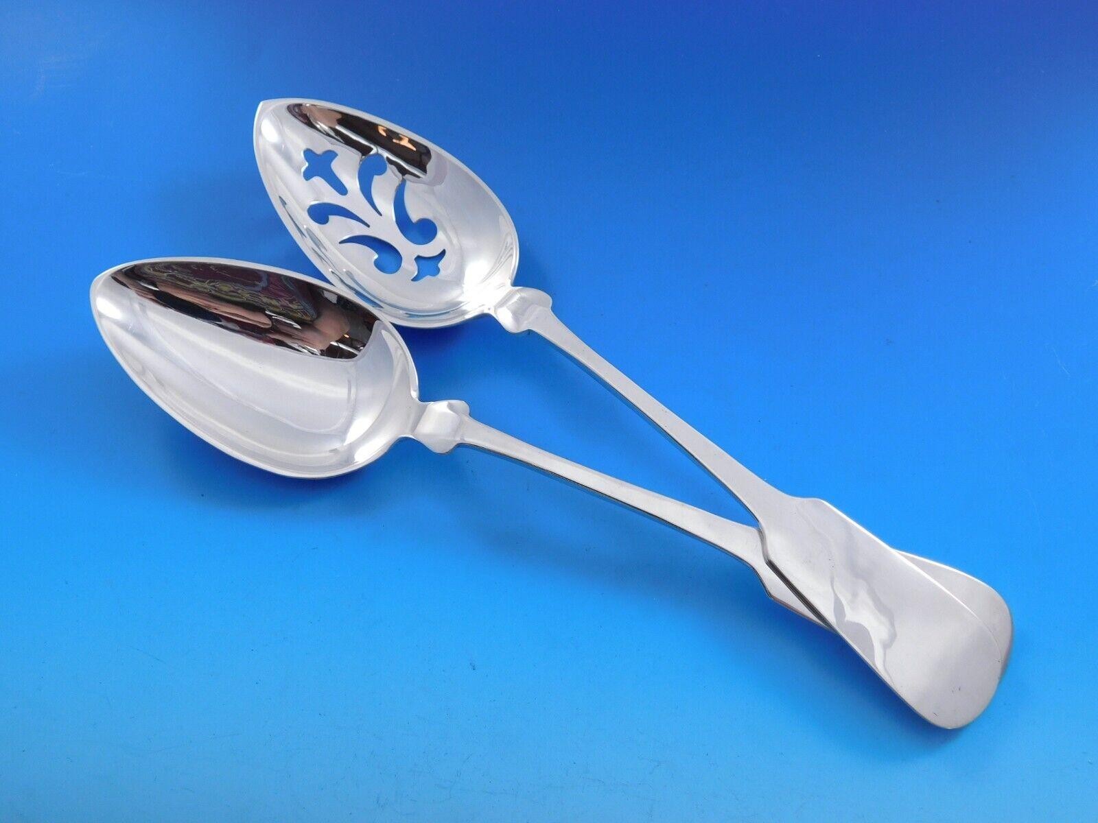 Service d'argenterie sterling Fiddleback par Old Newbury Crafters, 62 pièces en vente 1