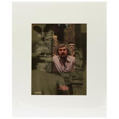 Fiddler on the Roof, 1971 or Vintage Movie Ad Art Transparency, Pink Version