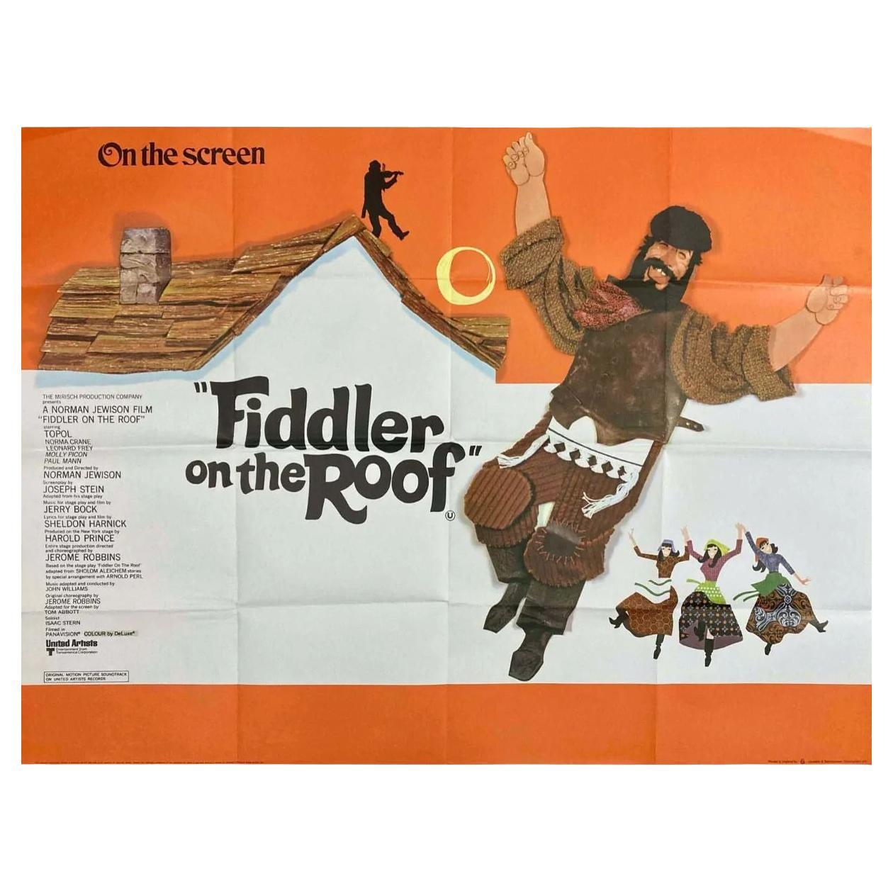 Fiddler On The Roof, Unframed Poster, 1971 For Sale