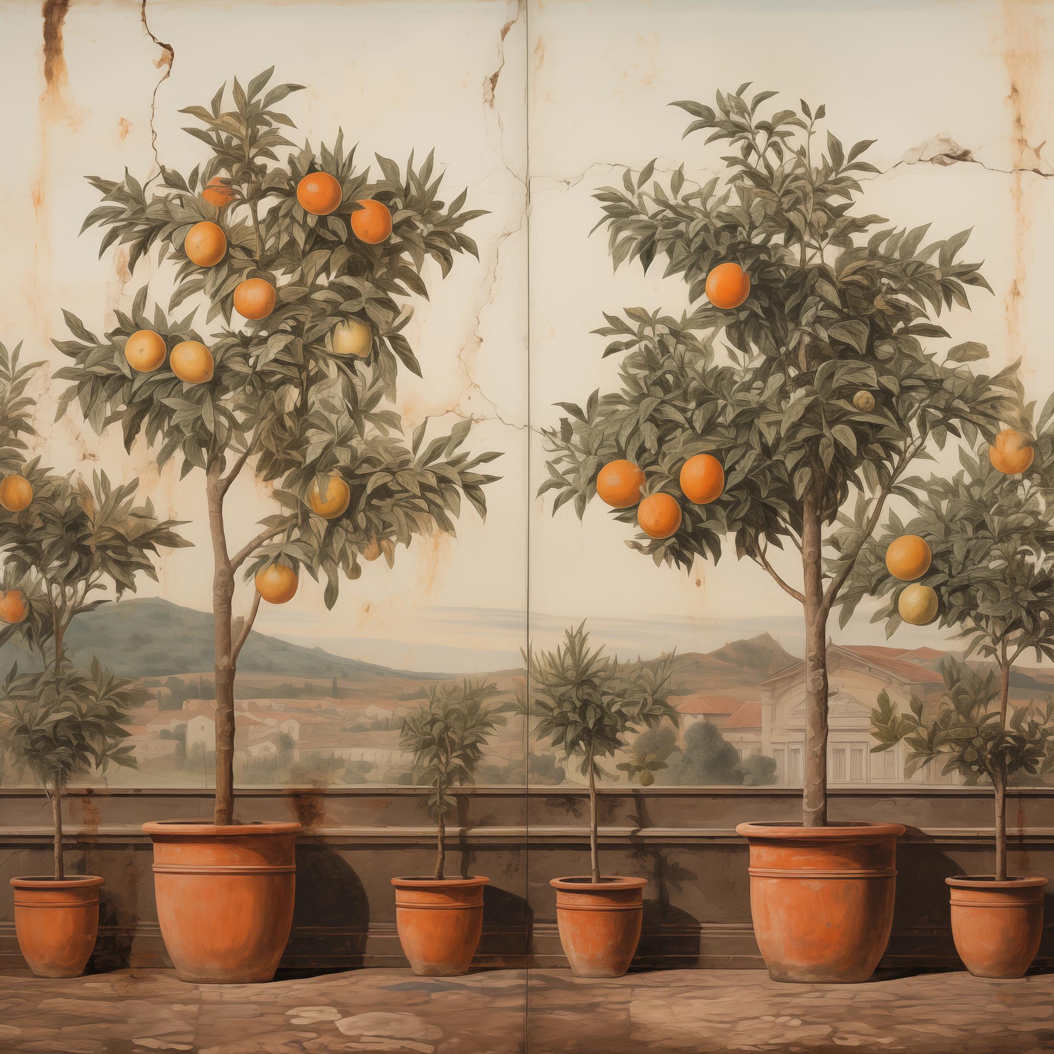 Affresco di Aranci – orangefarbene Bäume