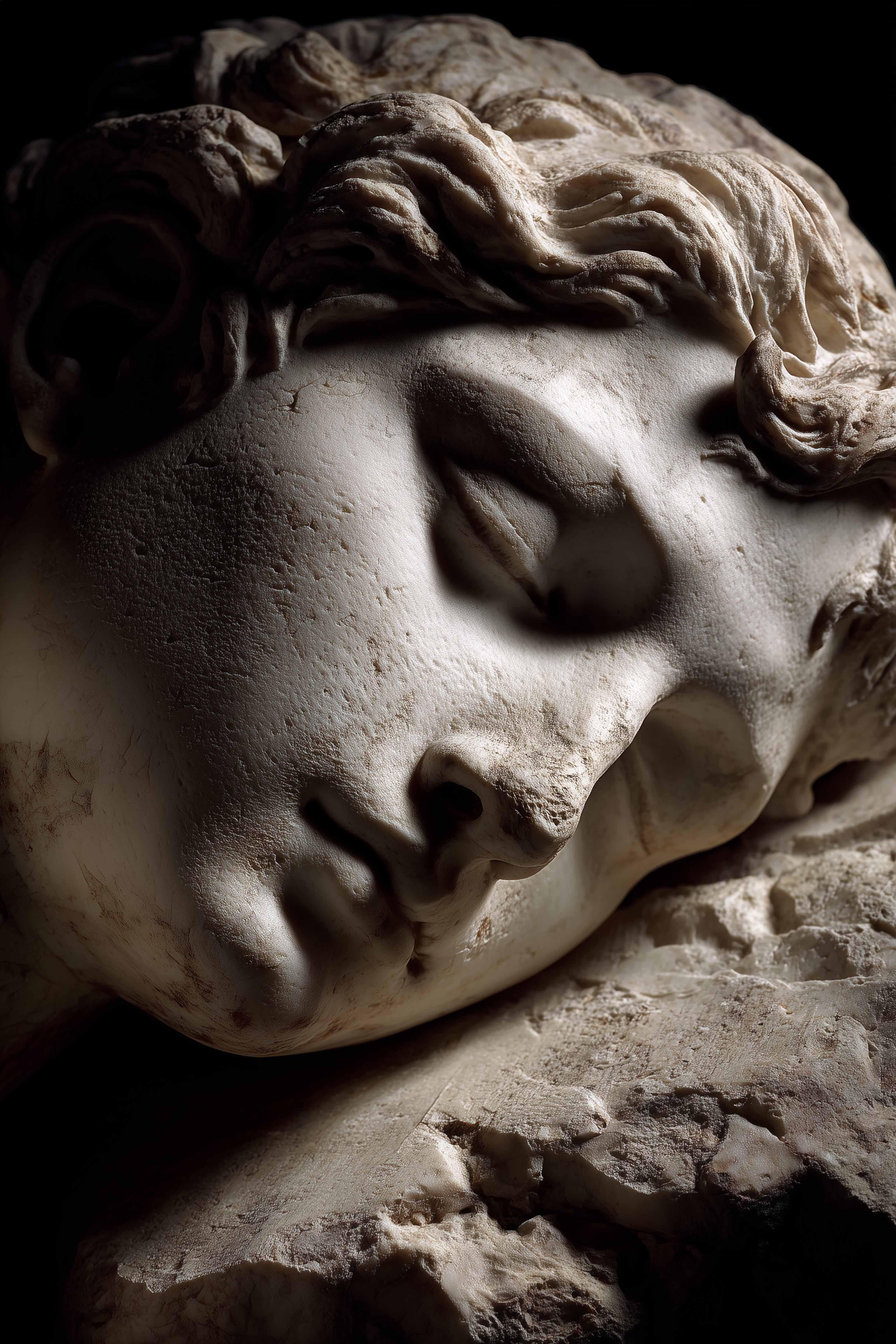 Fidel Santos Figurative Photograph - "Sleeping Adonis"