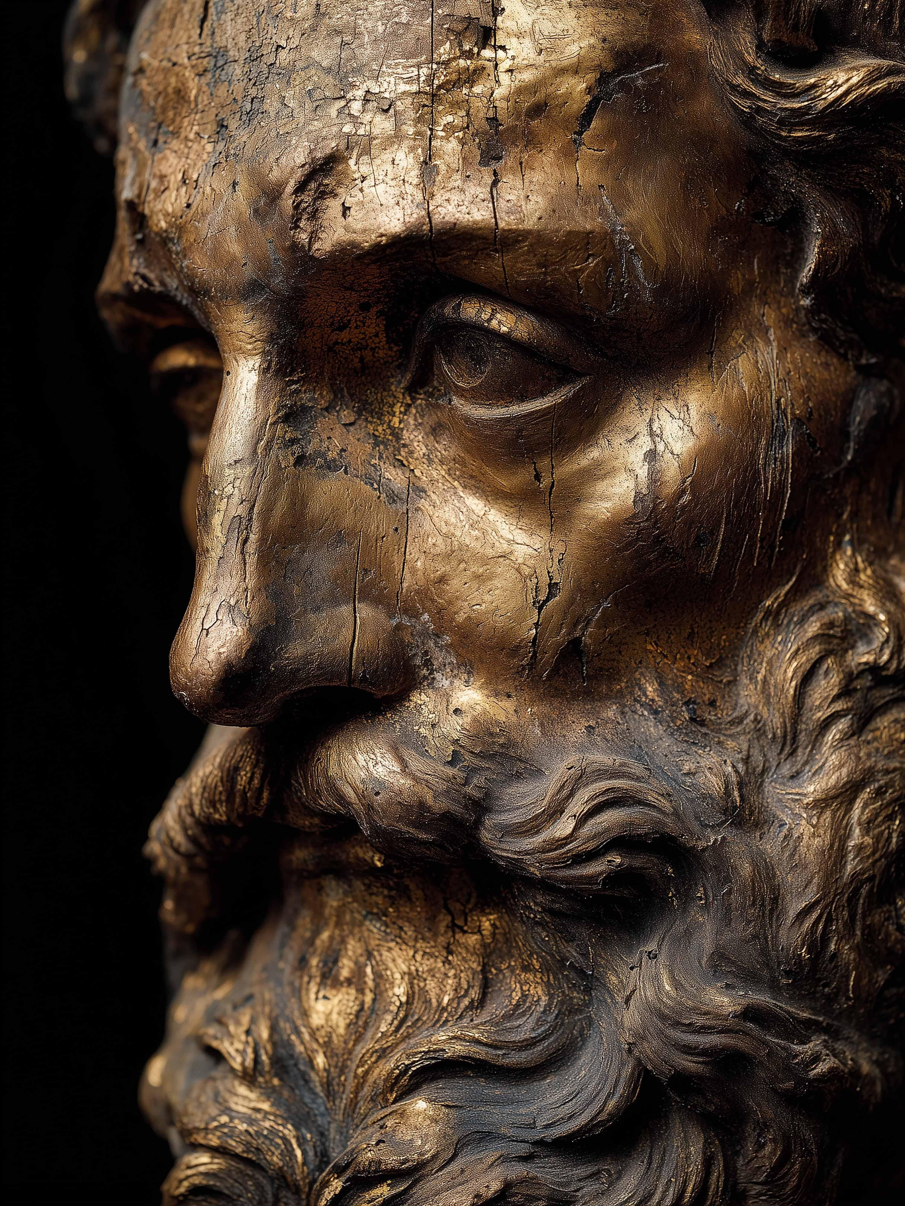 Uomo Barbuto (Gold)