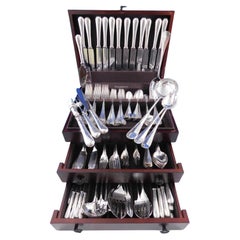 Fidelio by Christofle France Silverplate Flatware Service 12 Set 175 pcs Dinner