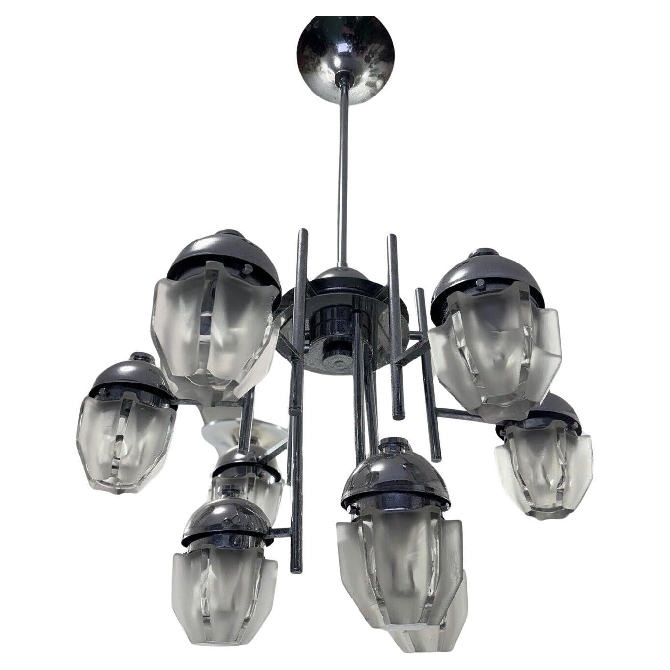 Fidenza Vertaria Artemide Lustre 9 lumières Design Modernariato