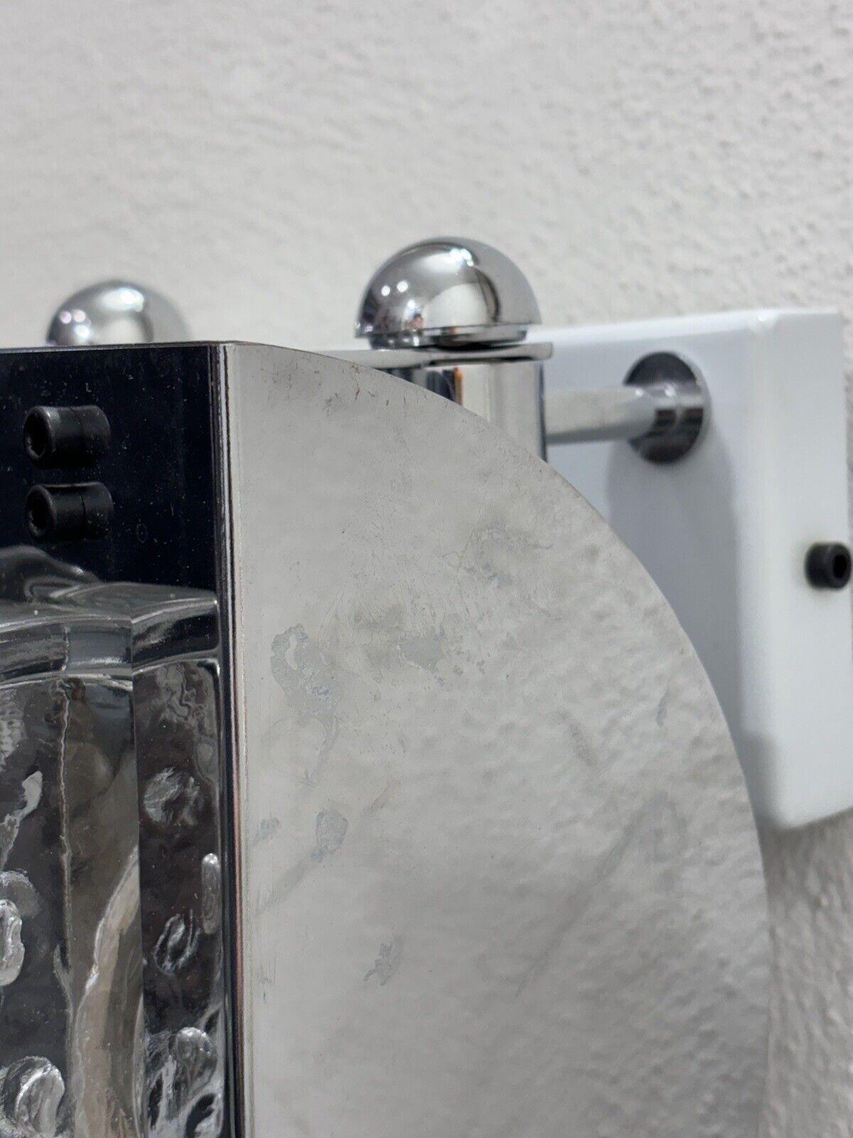Fidenza Vetraria Paar Wandleuchten 70er Jahre Modernes Design im Angebot 2