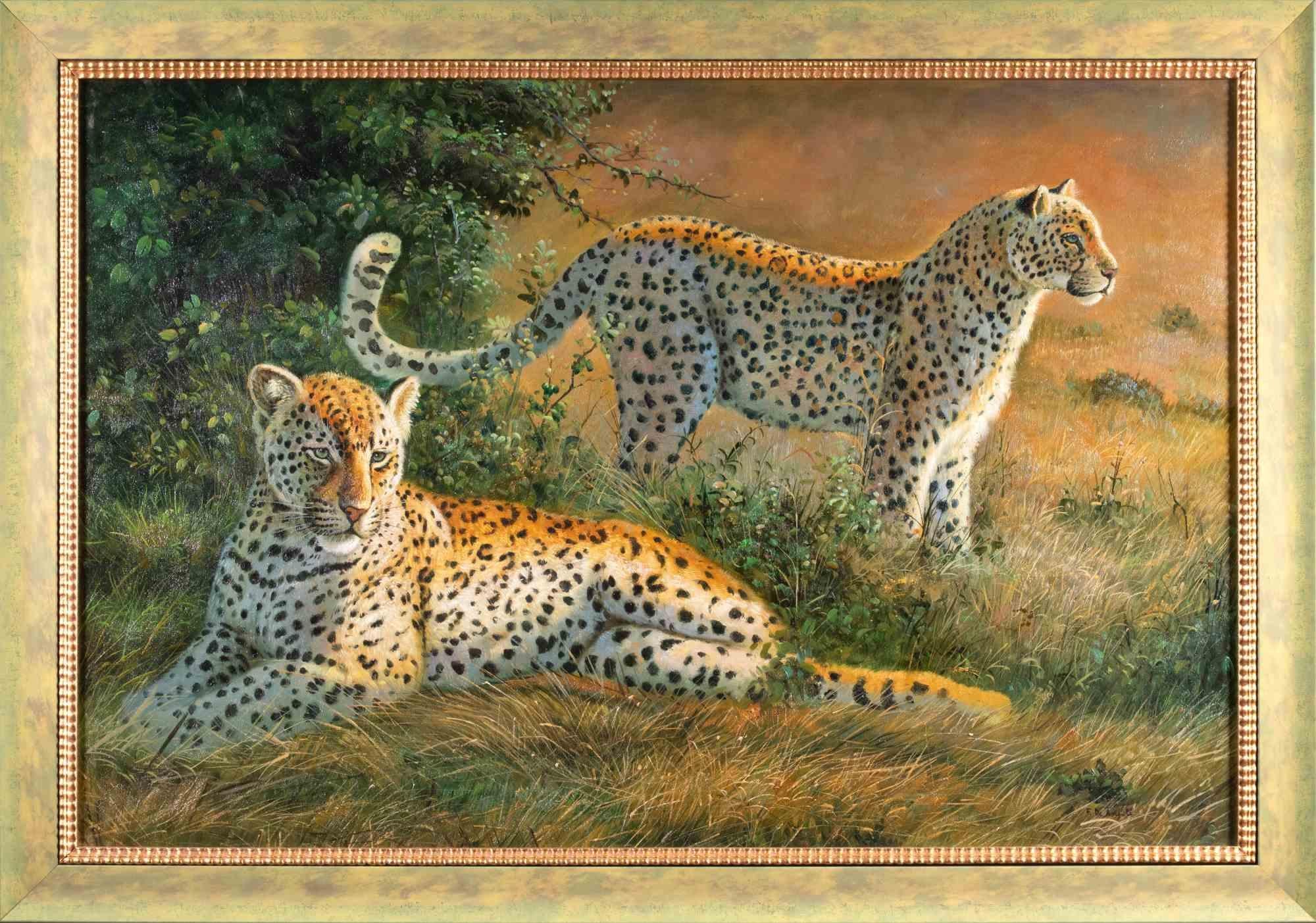 Olio su tela realizzato da Fidenzio De Angelis (1935) tra la fine degli anni Settanta e gli anni Ottanta.

In ottime condizioni, include una cornice in legno dorato.

Firmato a mano in basso a destra.
