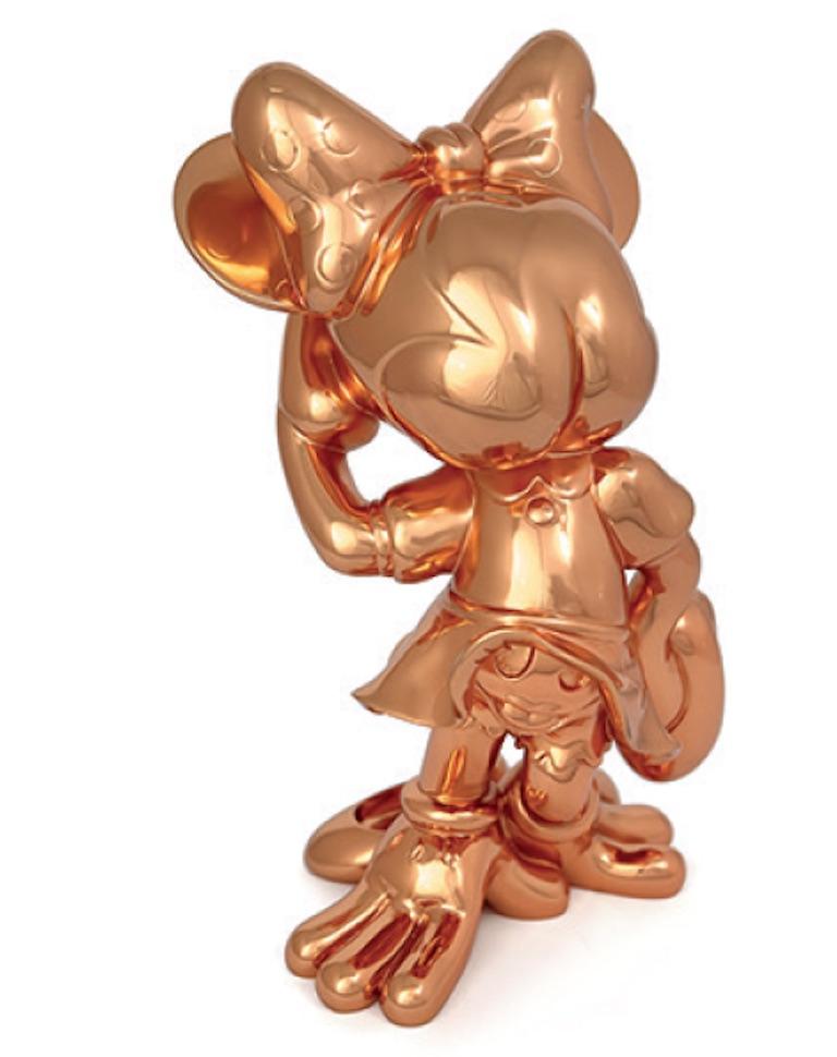 Meanie Mouse (small) - Polished Chrome or Resin - Sculpture by Fidia Falaschetti