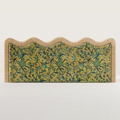 Fidji Headboard in Rattan, Particle Board and HR Foam by POPUS EDITIONS