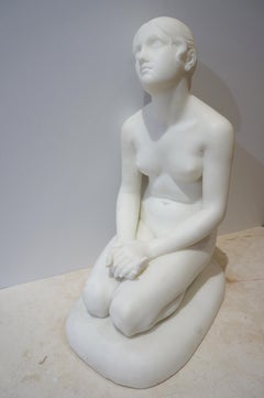 Marmorskulptur ""Fiducia in Dio 'Trust in God'"