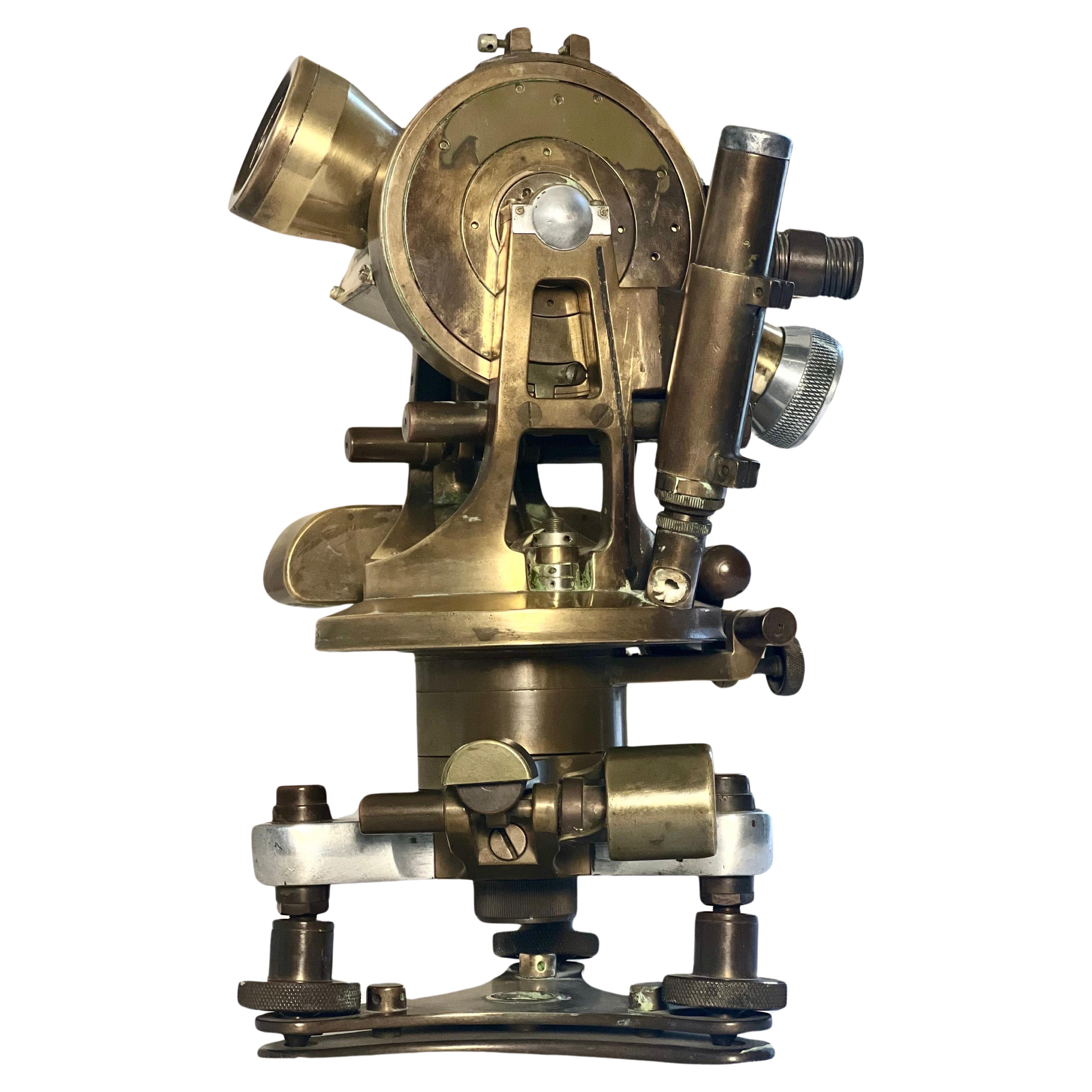 Field Artillery Theodolite by Srb & Stys of Prague, 1930s For Sale