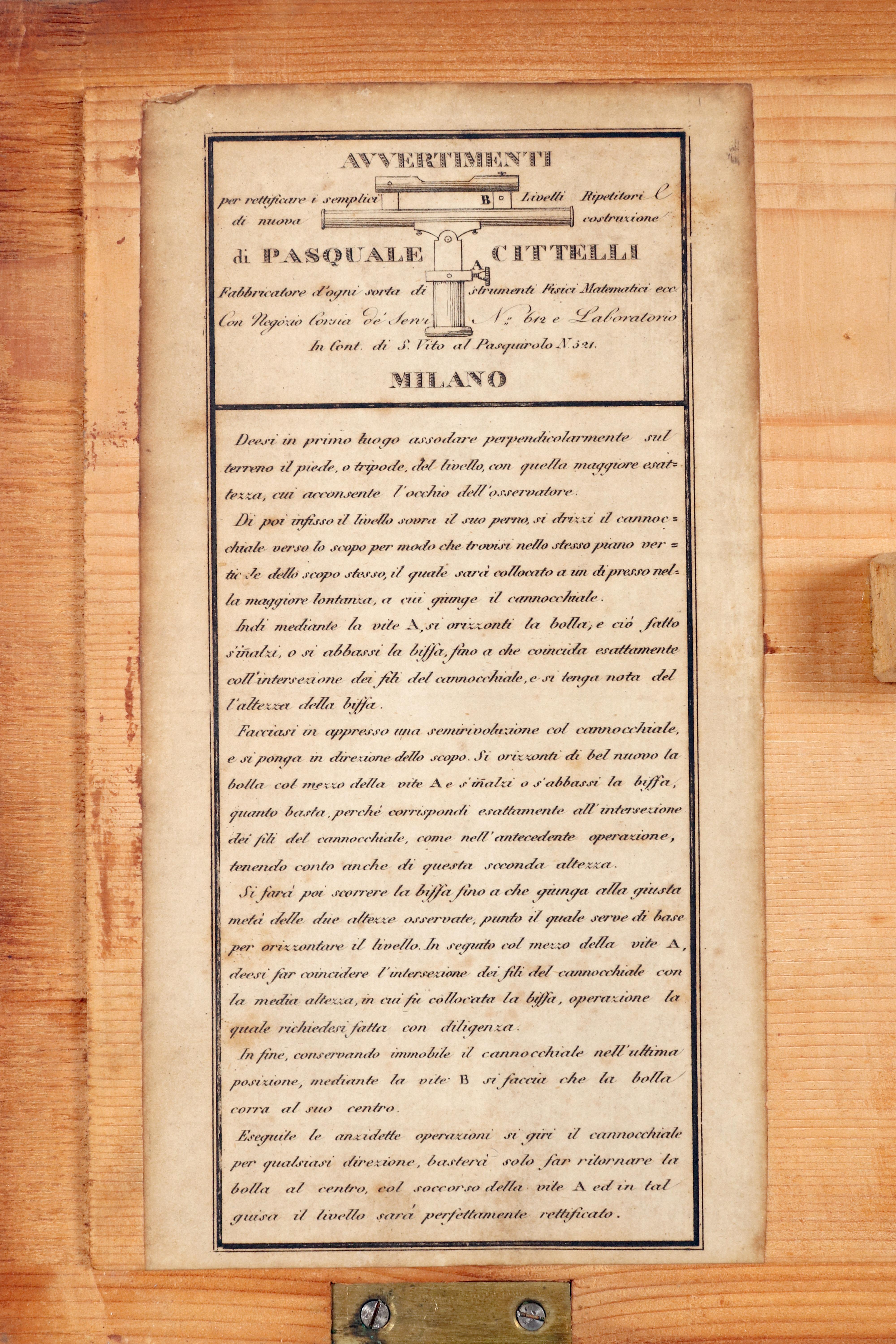 Feldebene Nr. 148 von Pasquale Cittelli. Italien erste Hälfte des 19. Jahrhunderts. im Angebot 9