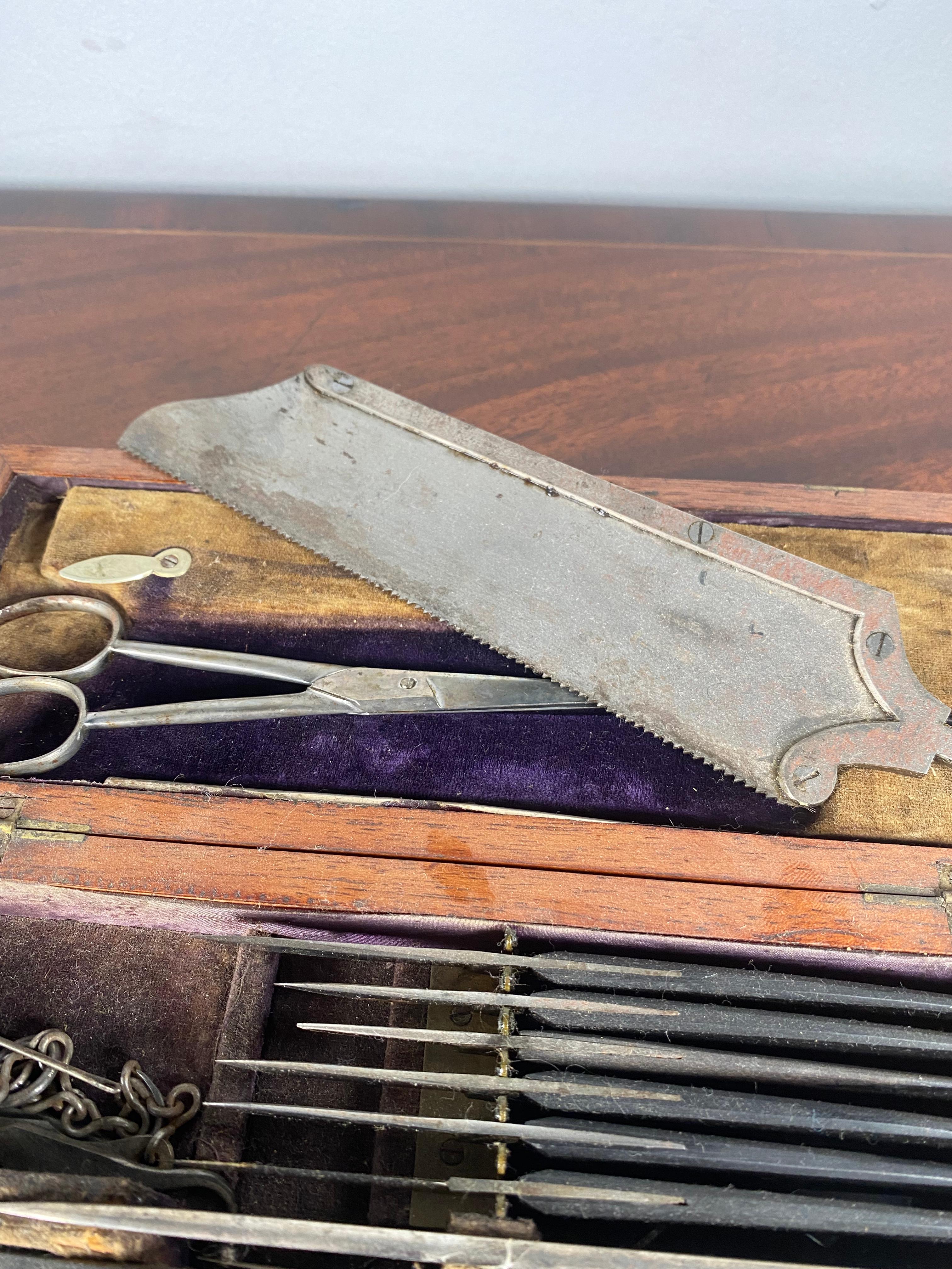 Field Surgeons Post Mortem Instruments Cased Set Civil War, Mid19th Century at 1stDibs