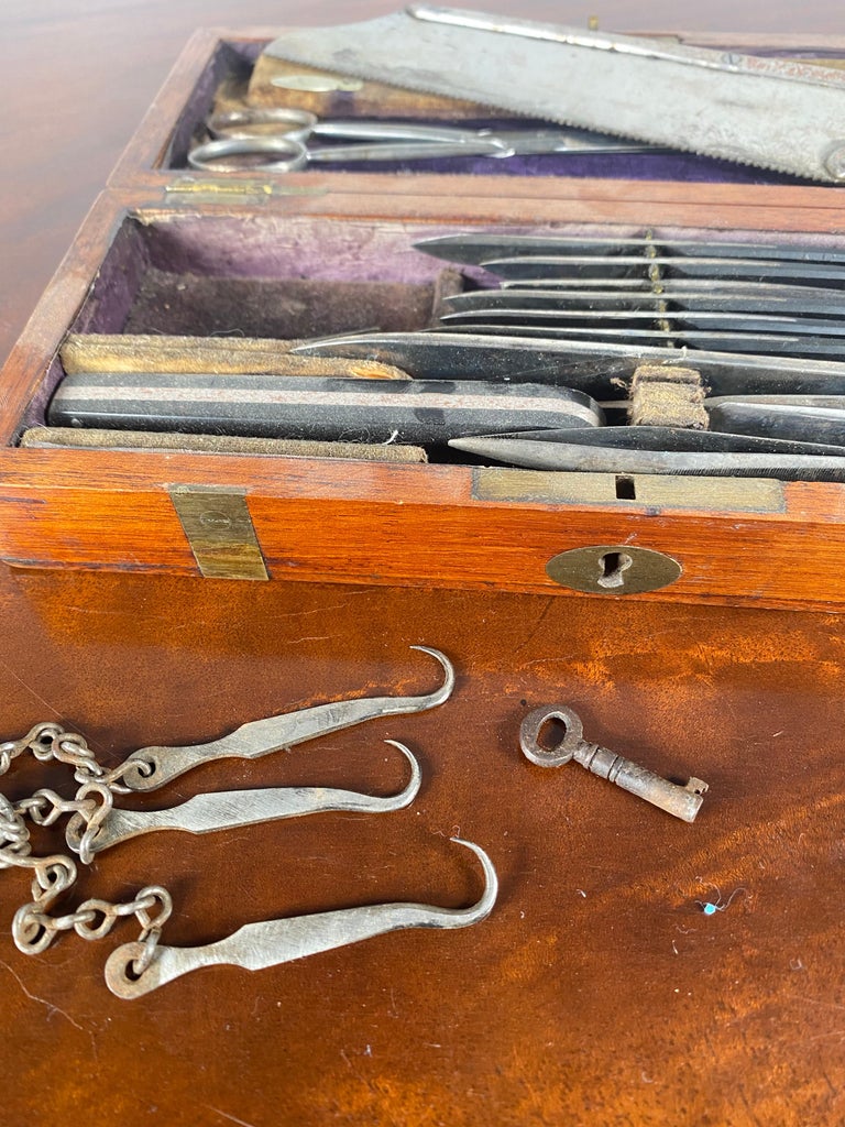 Field Surgeons Post Mortem Instruments Cased Set Civil War, Mid19th Century at 1stDibs