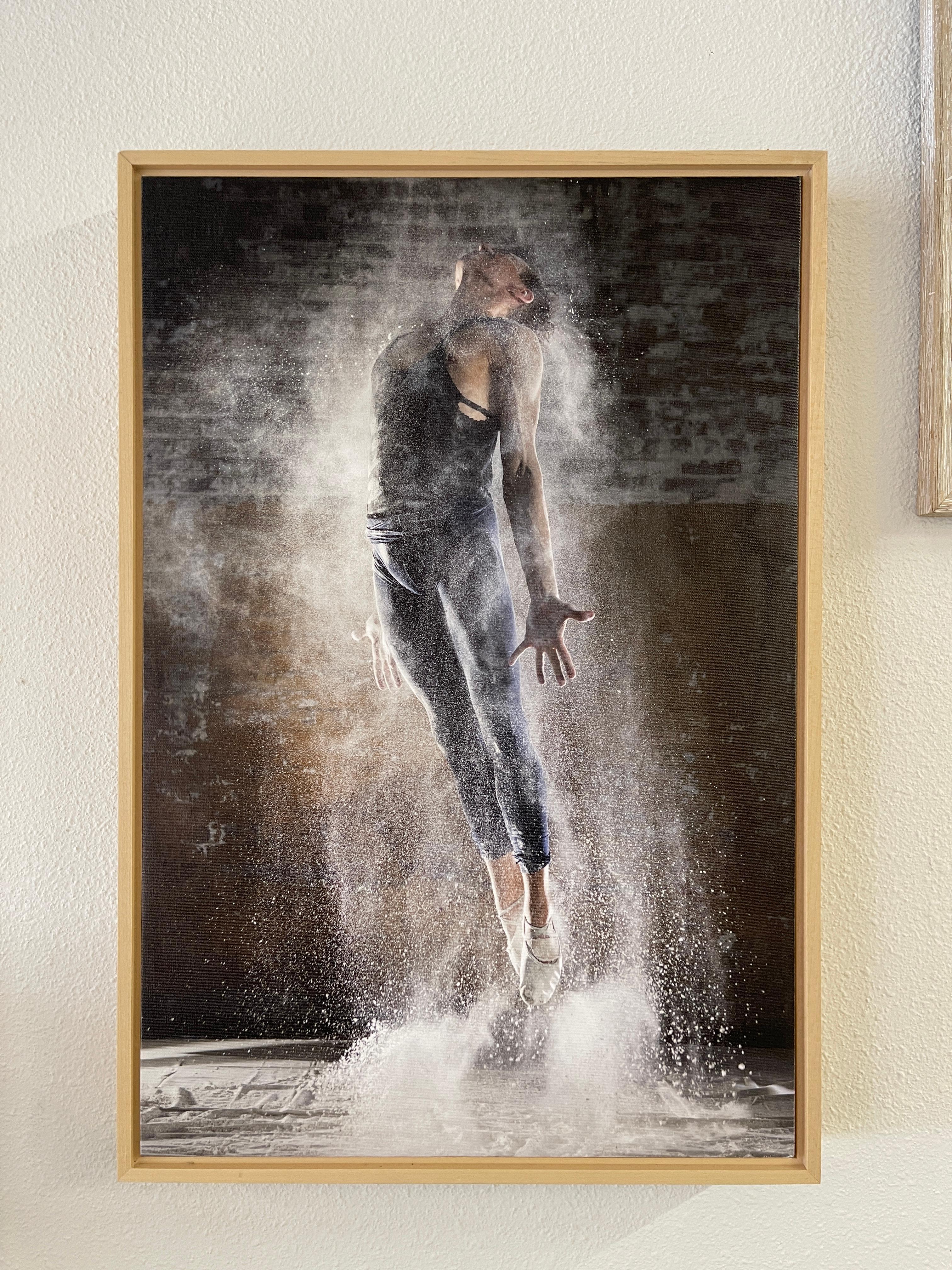 Our gallery is pleased to be have the opportunity to represent the internationally renowned Photographer Nichola Majocchi. The photograph is stretched and framed in a natural wood free floating frame and ready to hang. This photograph is titled as