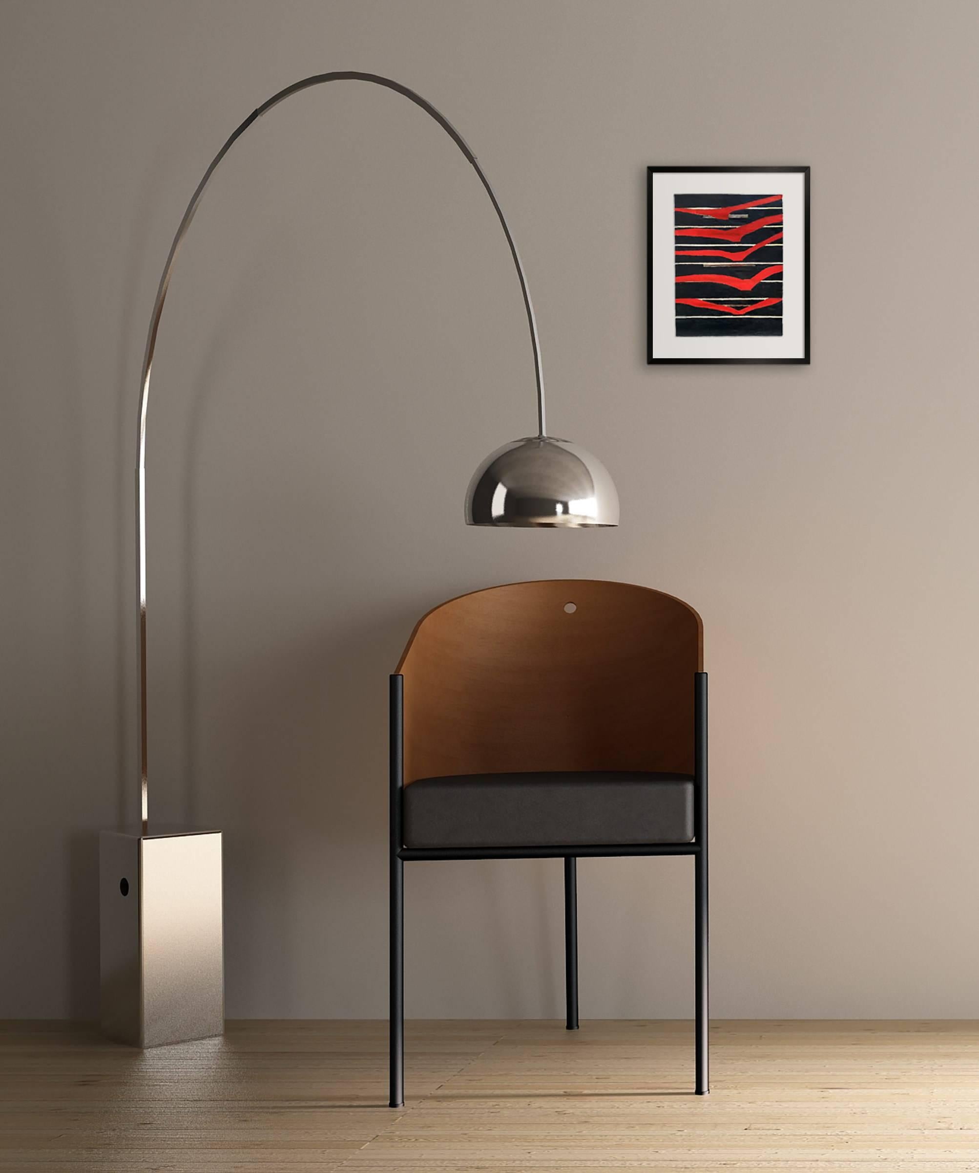 Sans titre (ID 1286) (peinture abstraite) - Painting de Fieroza Doorsen 