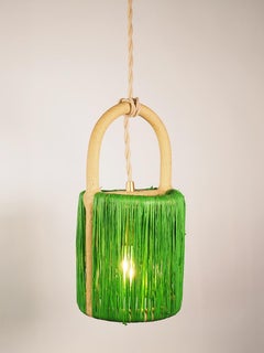 Lanterna Fiesta di Nanis Goods, Ciondolo in rafia di ceramica