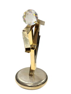 FIFA Soccer World Cup Italy "Ciao" Mascotte Figur Gold Plated Swarovski Crystal