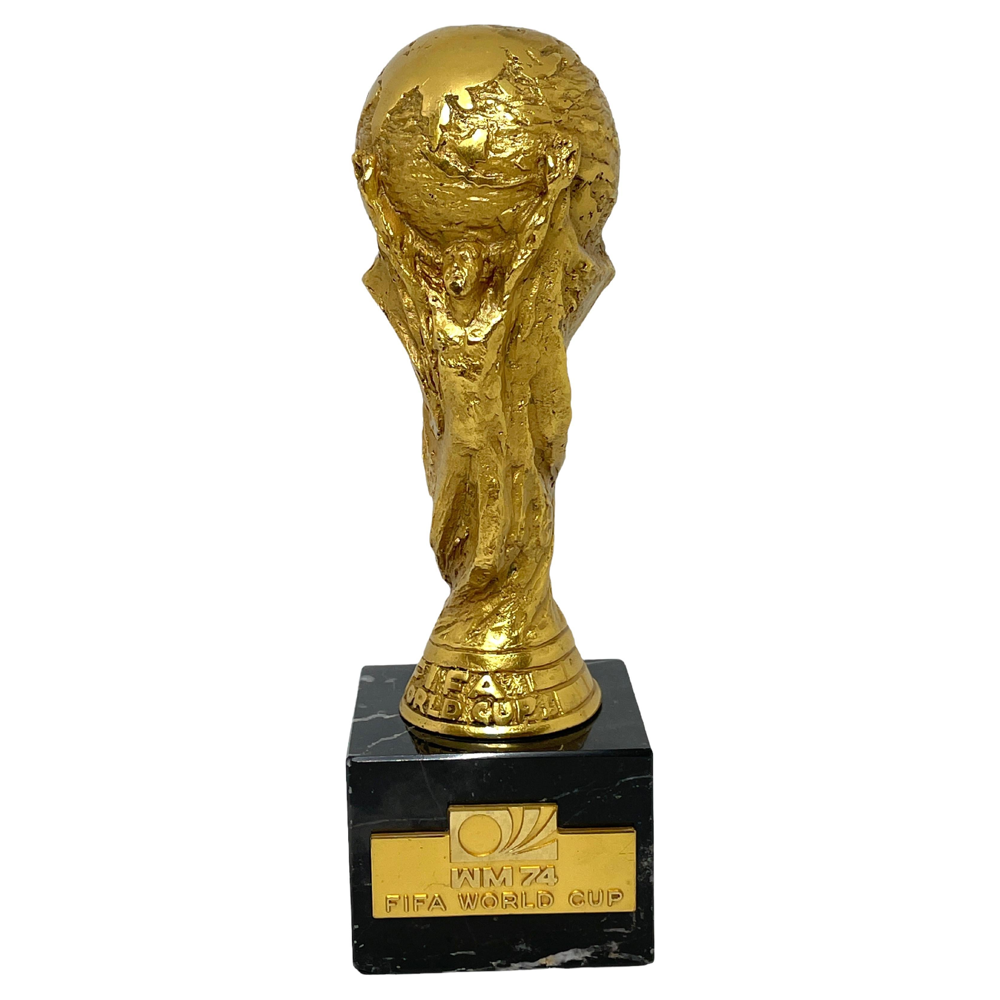 FIFA Soccer World Cup Munich 1974 Bertoni Mini Trophy Official Give Away Award