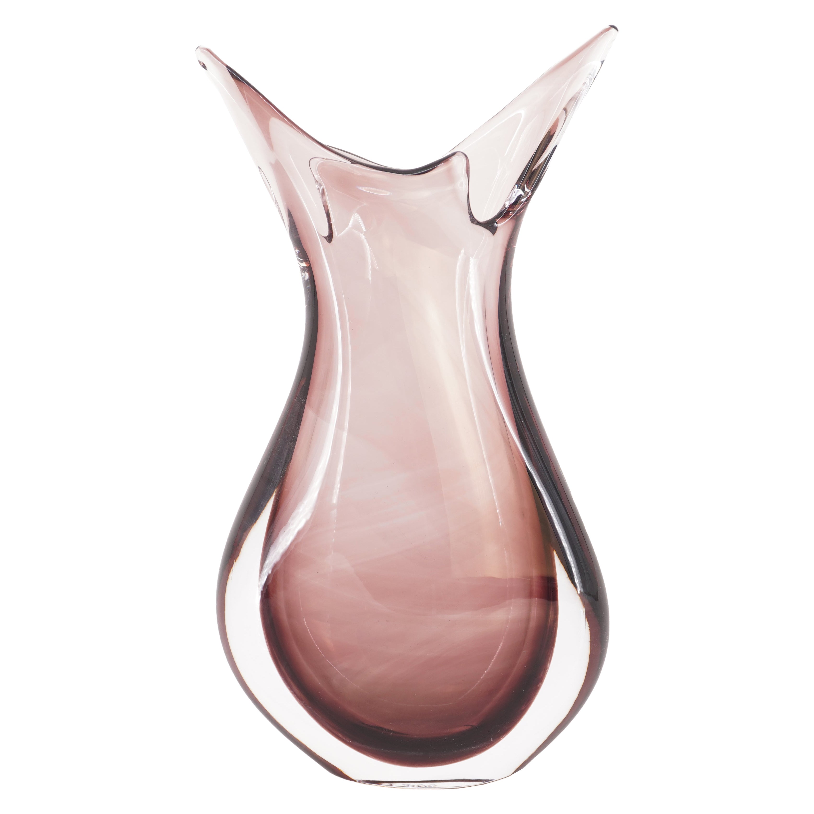 Fifi Amethyst - Murano Glass Vase For Sale