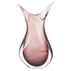Fifi Amethyst - Vase en verre de Murano
