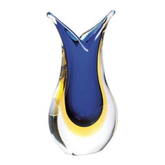 Fifi Blu e Ambra - Murano Glass Vase