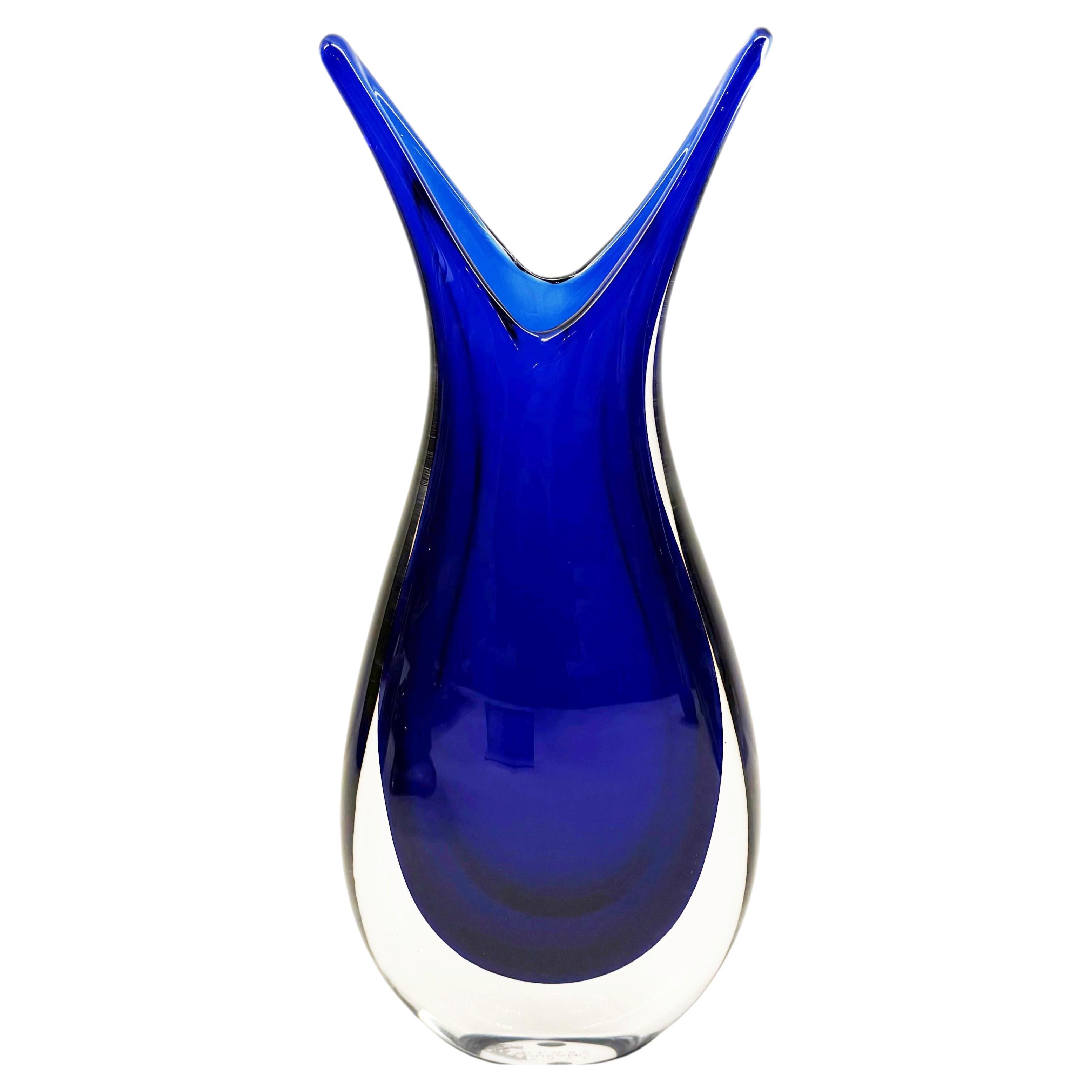 Fifi Blu - Murano Glass Vase in vendita