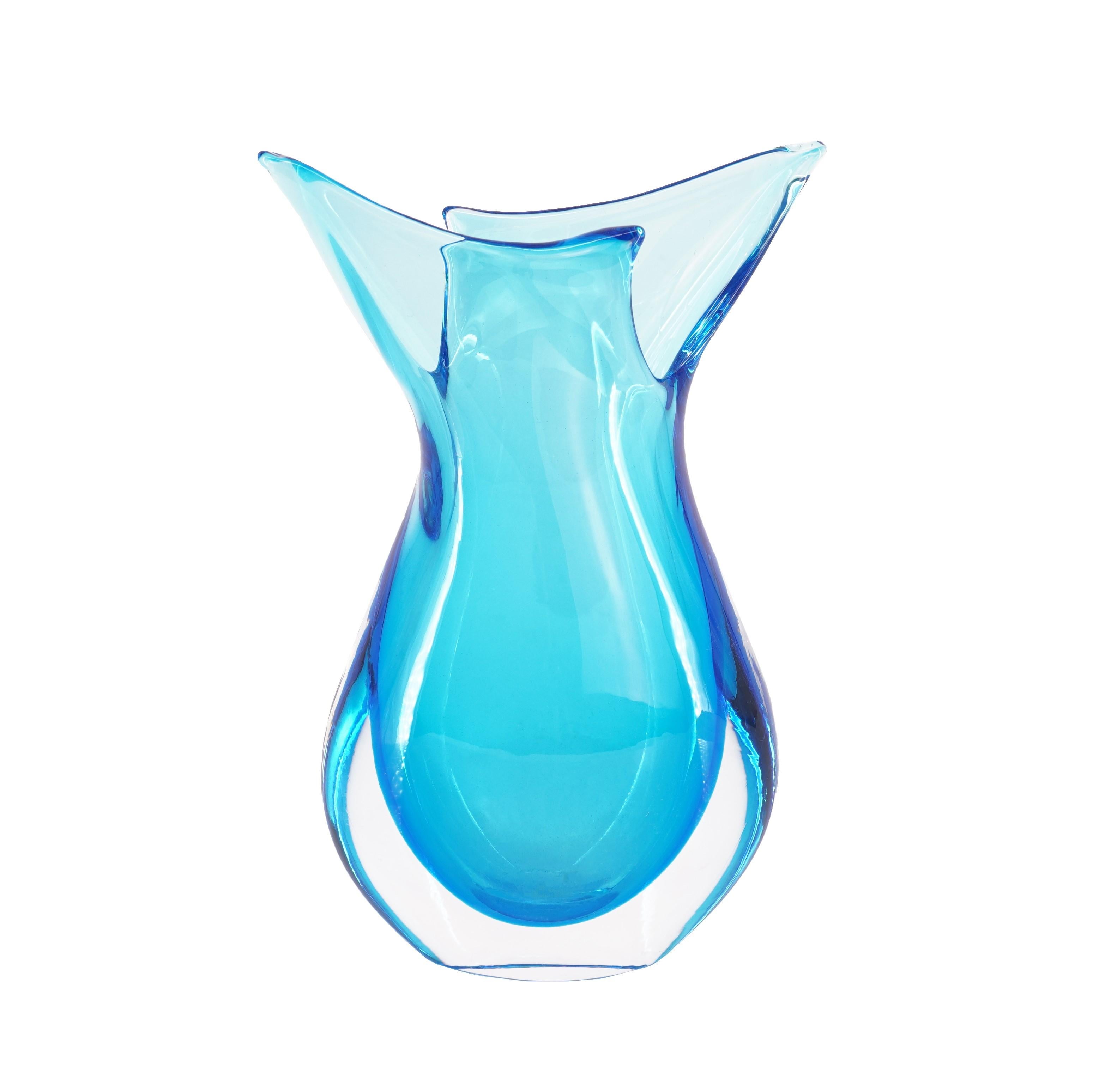 Moderno Fifi Murano Glass Vase – Authentic Handmade Elegance in vendita