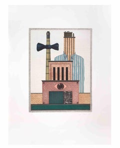 Brauerei - Aquatint and Etching by Fifo Stricker - 1985