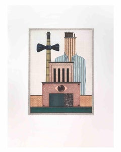 Brauerei - Aquatint and Etching by Fifo Stricker - 1985