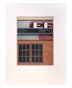 Garage Impo - Aquatint and Etching by Fifo Stricker - 1982