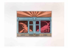 House of the Rising Sun - Acquatinta e acquaforte di Fifo Stricker - 1985