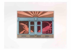 House of the Rising Sun - Aquatinte et gravure de Fifo Stricker - 1985
