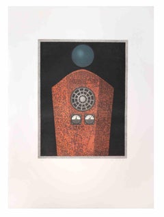 Retro Radio Caire - Aquatint and Etching by Fifo Stricker - 1984