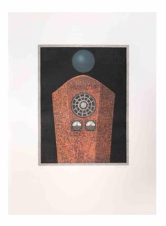 Radio Caire - Aquatint and Etching by Fifo Stricker - 1984