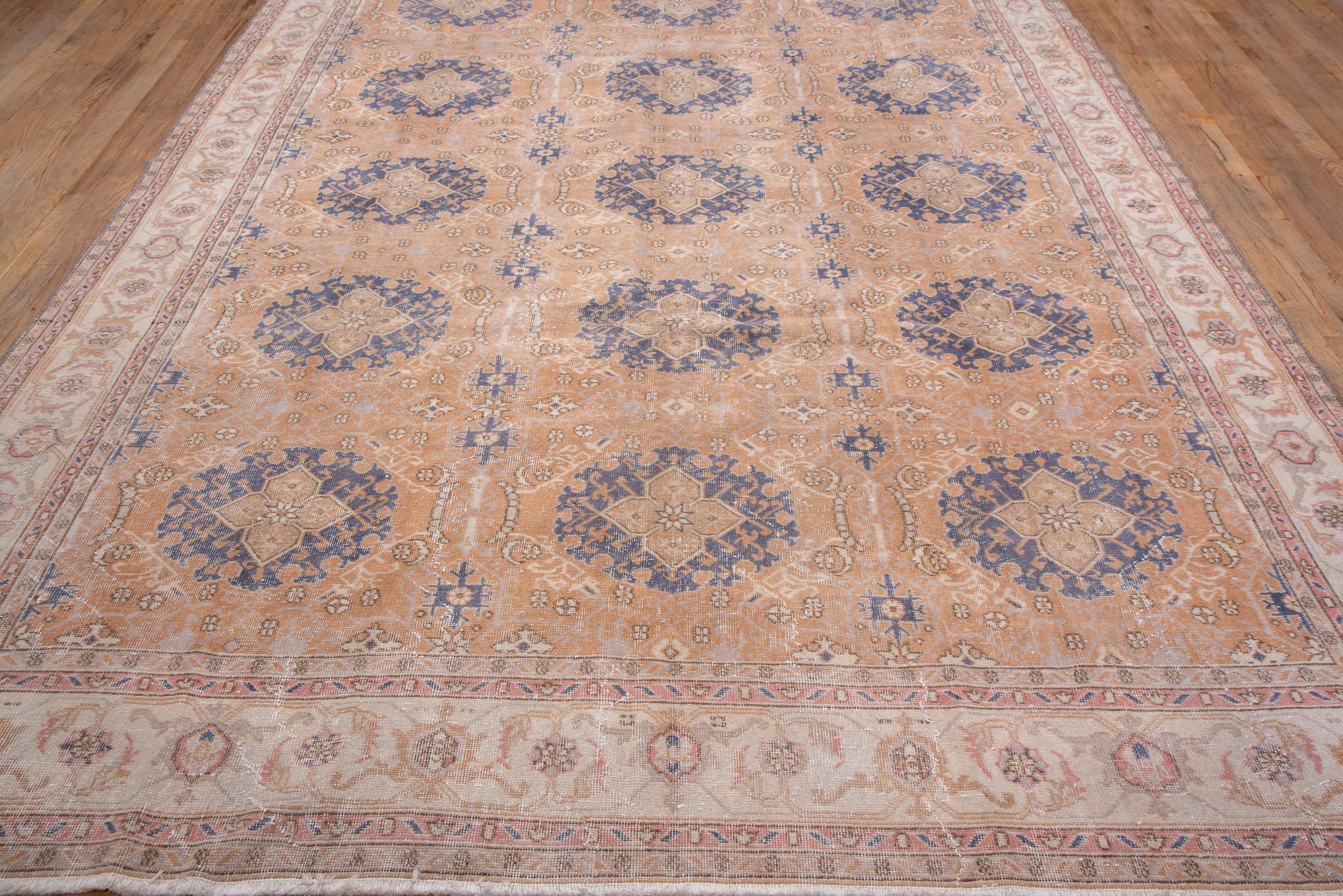 Fifteen Blue Medallion Oushak For Sale 2