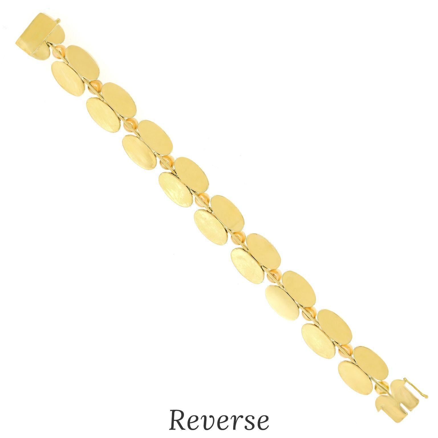 Pulsera de oro de los años 50 en venta 4