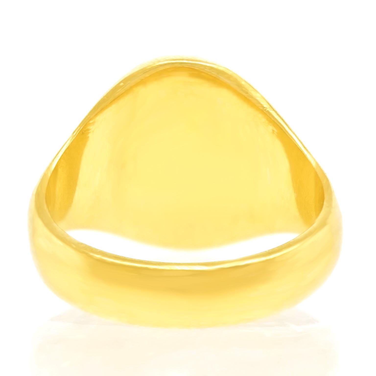 1950s Gold Signet Ring 1