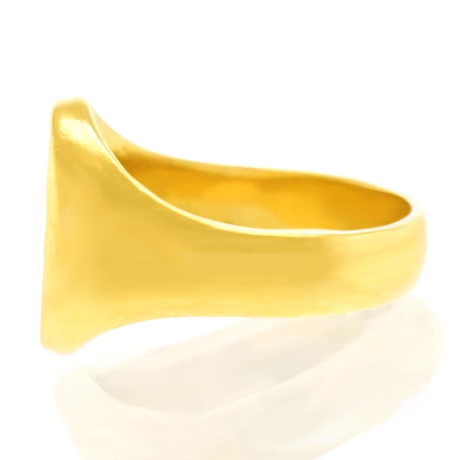1950s Gold Signet Ring 4