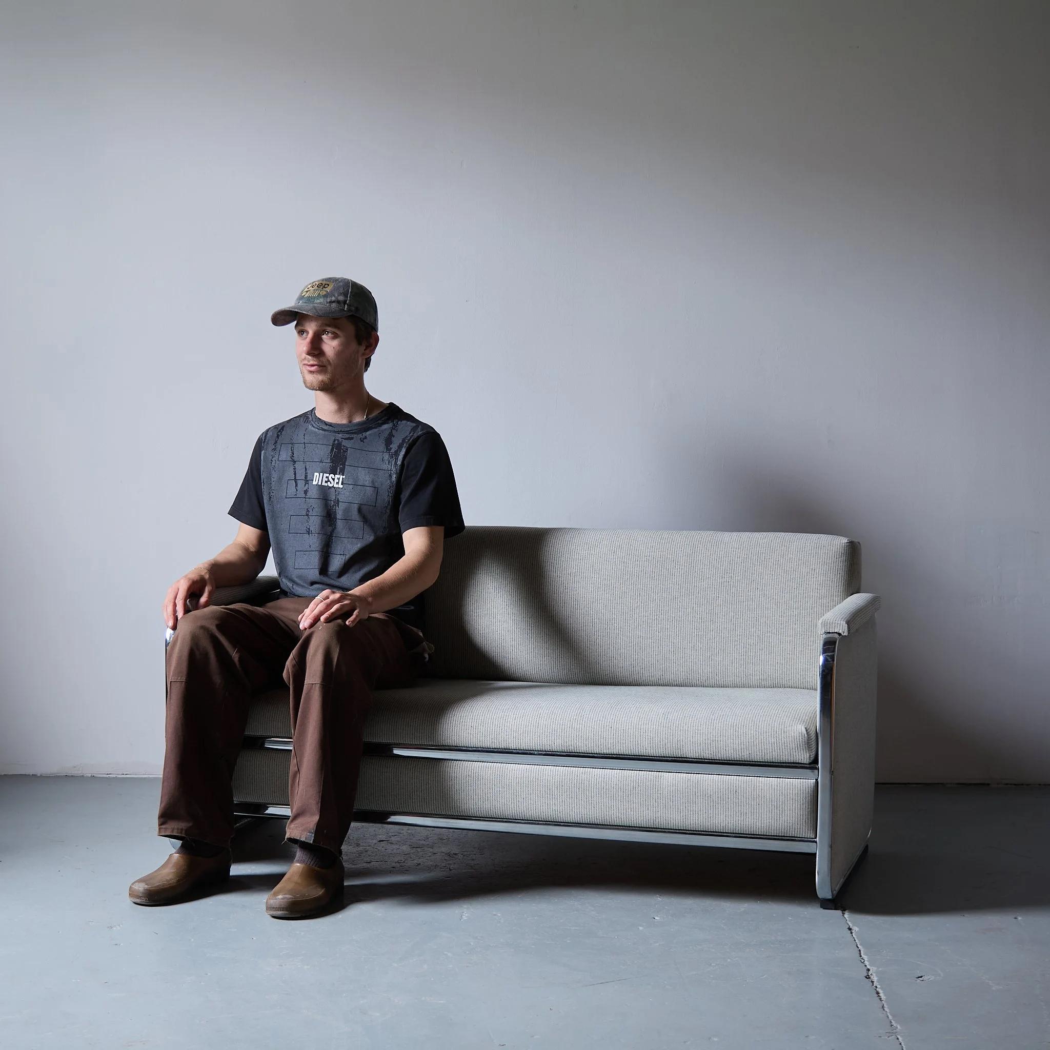 Sofá de recibidor años 50 Francés en venta