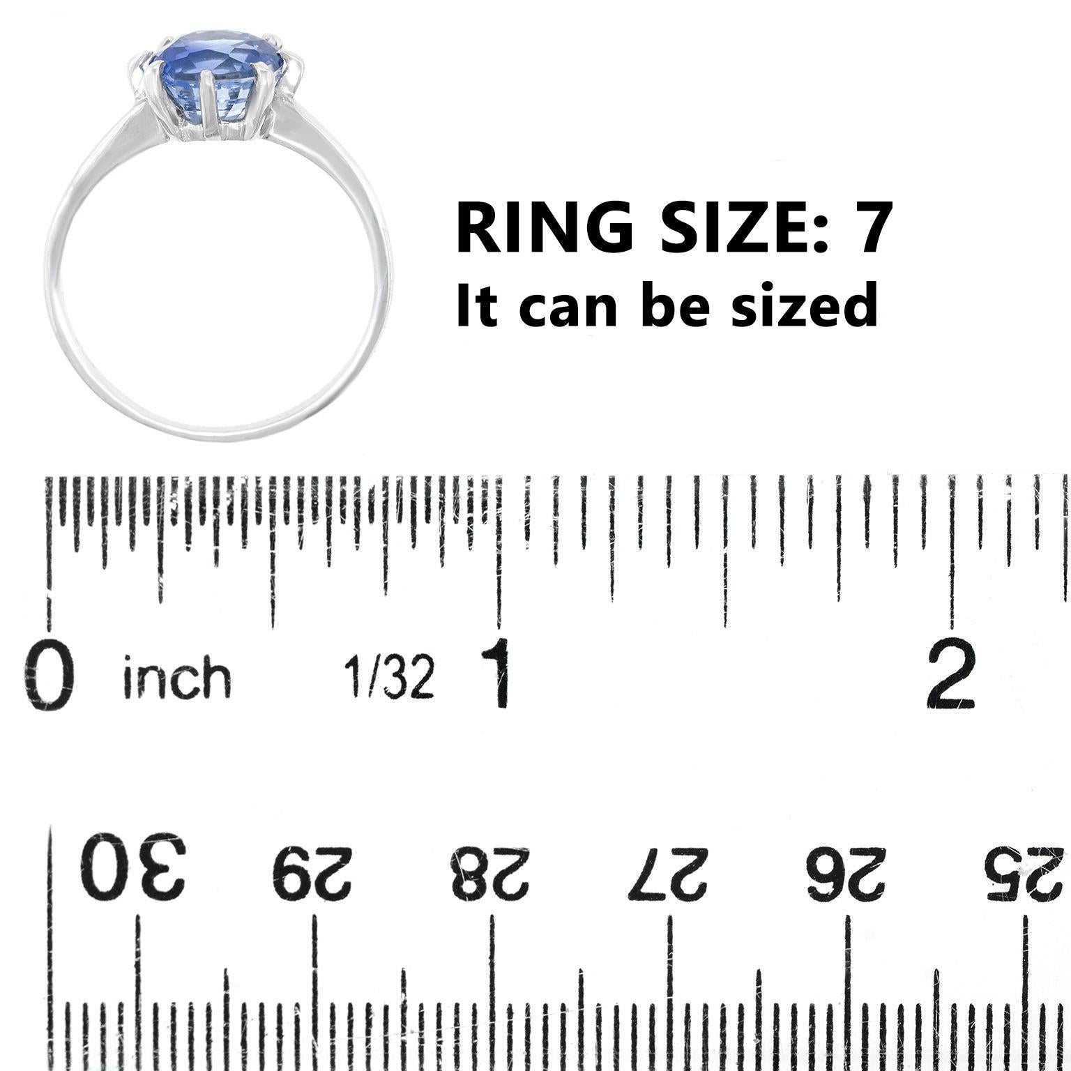 Fifties Sapphire Ring For Sale 1