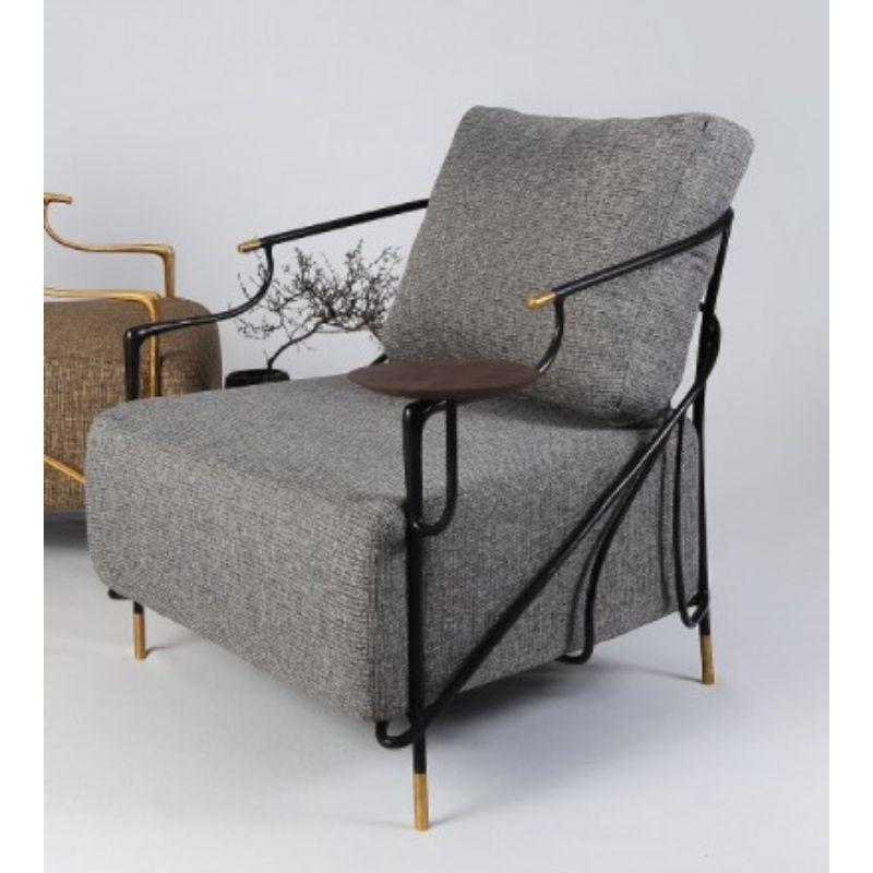 Post-Modern Fig Armchair with Side Table by Masaya