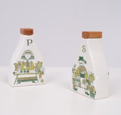 Figgjo Flint * pepper & salt shaker * Market * Turi Design * Norway * 60s