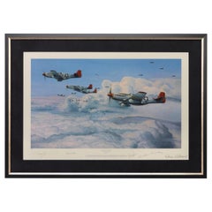 Retro "Fighting Red Tails" by Robert Taylor, Signed by Five Fighter Pilots