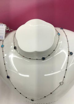 Figlia Dei Fiori Sautoir Sautoir White Gold with 'Sky' Gems and Diamonds 16041B